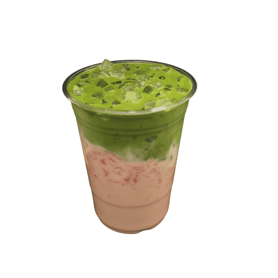 Strawberry Matcha Latte